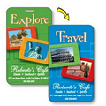 Stock Lenticular Flip Image - Luggage Tag (Explore/Travel)